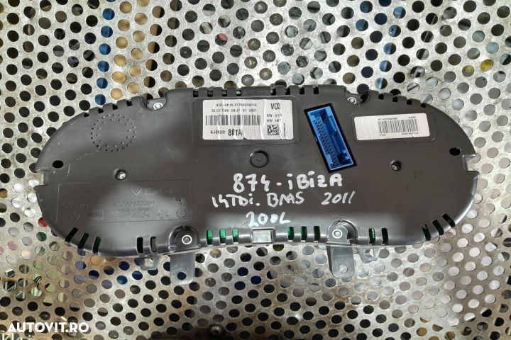 Ceasuri bord 6J0920801A 6J0920801A Seat Ibiza 4 6J [2008 - 2012] Hatc - 3