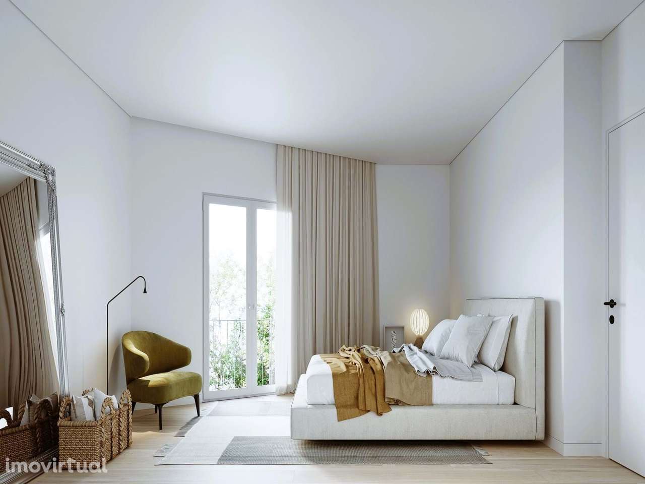 T2 em Condomínio Privado c/ Jardim e Piscina I Carcavelos - Grande imagem: 4/14