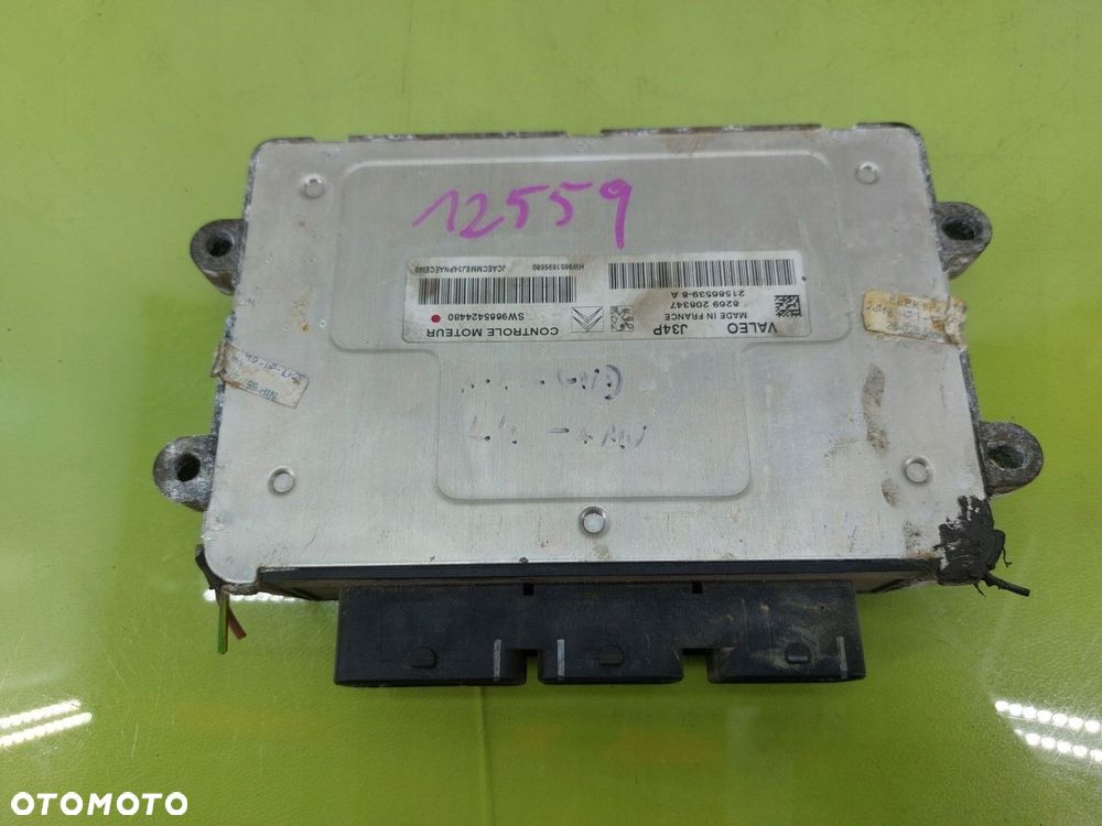 Komputer sterownik silnika Peugeot 207 2006-2012 1,4 8V BENYZNA 9665424480 - 5