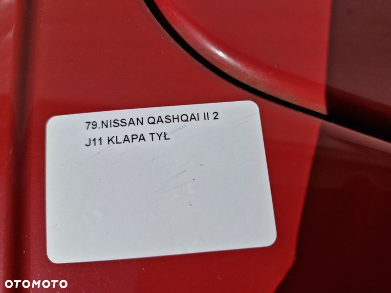 NISSAN QASHQAI II 2 J11 KLAPA BAGAŻNIKA TYŁ TYLNA Z10 G - 2
