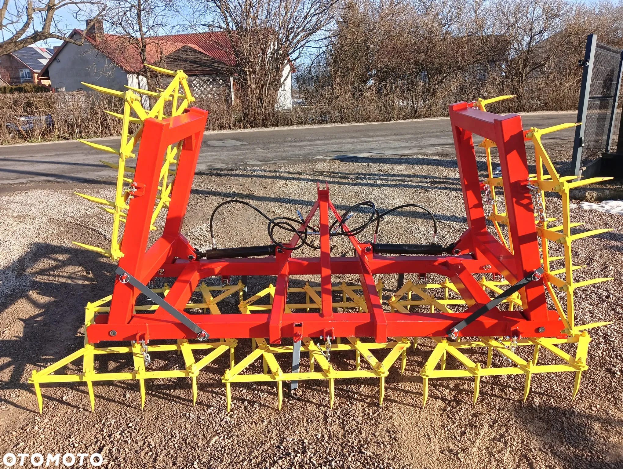 BRONY POLOWE HYDRAULICZNIE składane CIĘŻKIE *5pól *2 siłowniki *20 ząb - 12