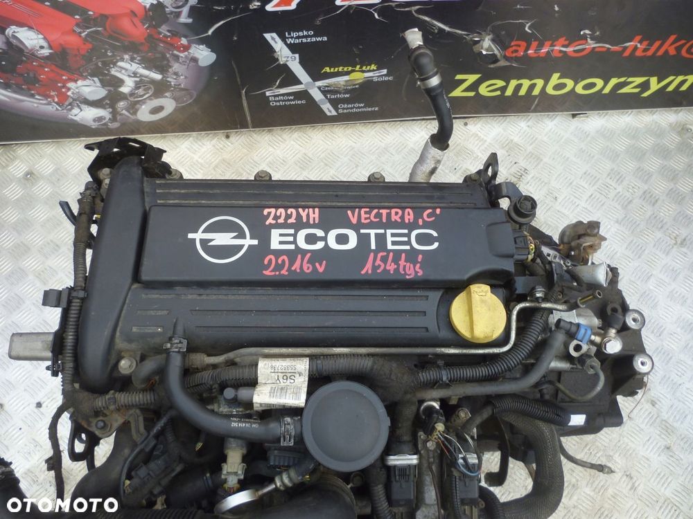 SILNIK OPEL VECTRA C 2.2 16V Z22YH 154 TYS - 2