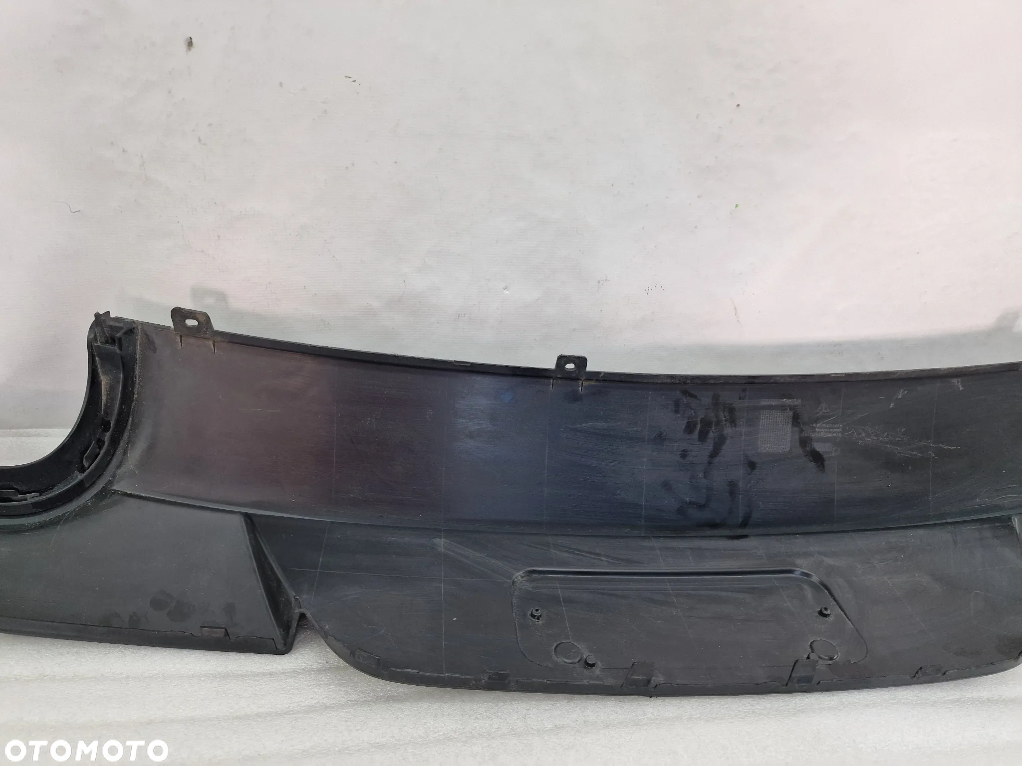 PORSCHE PANAMERA 970 LIFT 12- DYFUZOR / SPOJLER ZDERZAKA TYLNEGO TYLNIEGO TYŁ + RAMKI WYDECHÓW , NR 97050561101FFF , NR AUKCJI DT619 - 19