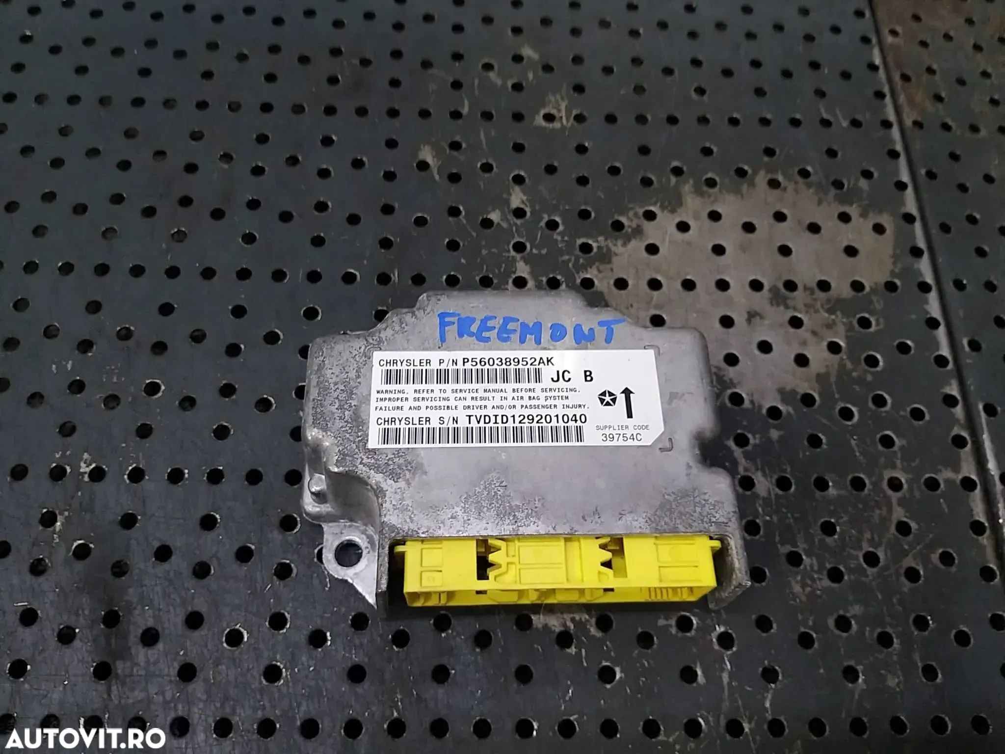 Modul calculator airbag fiat freemont 345 p56038952ak 39754c - 1