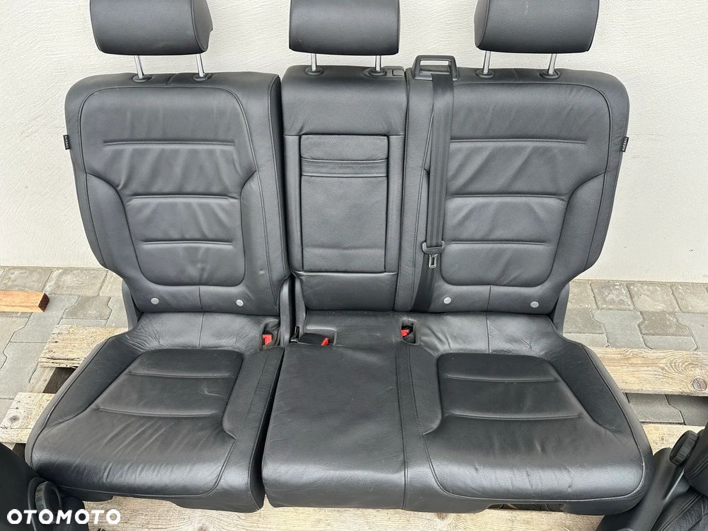 VW TOUAREG 7P 10-18R FOTEL FOTELE GRZANE KOMPLET KANAPA SKÓRA - 3