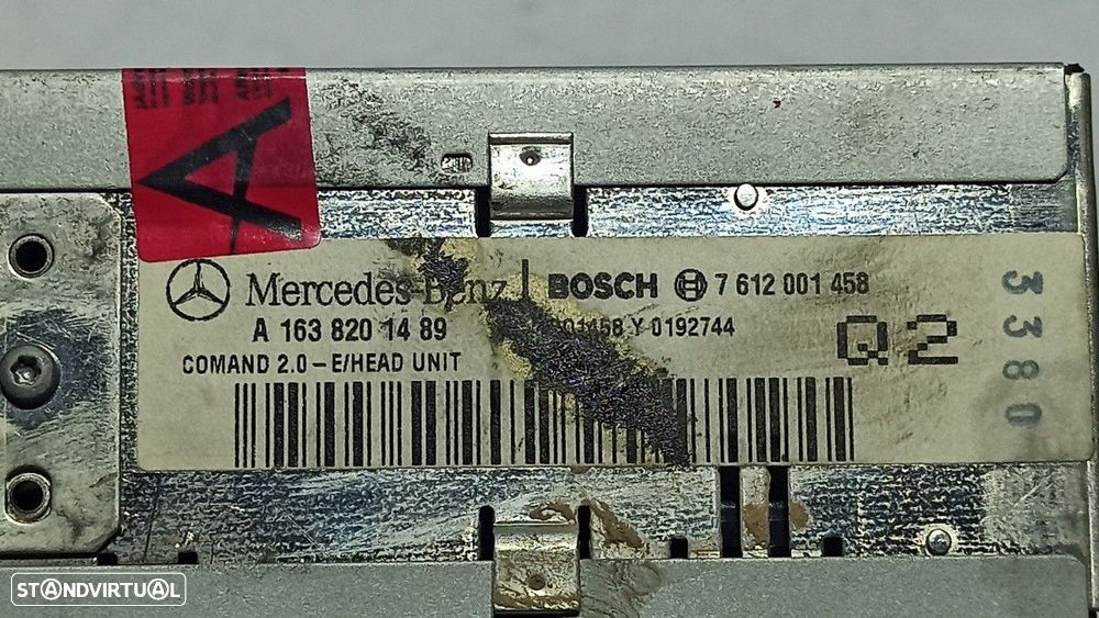 SISTEMA NAVEGAÇÃO GPS MERCEDES CLASE M (W163) 320 (163.154) - 4