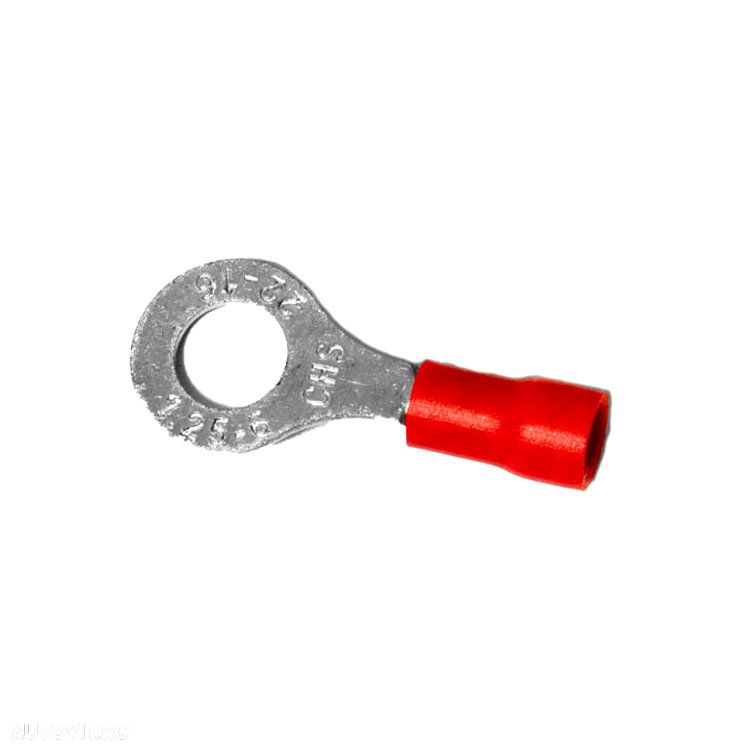 Papuci electrici rotunzi conectori izolati tip inel M6 0.25-1.5mm , 1 buc. - 1