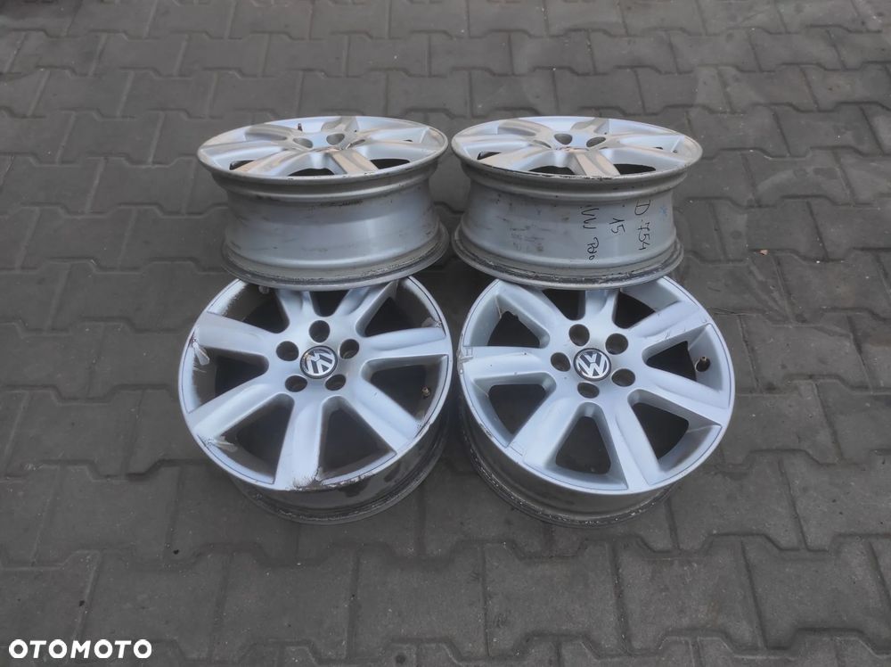 FELGI ALUFELGI 5X100 R15 6J ET40 6R0601025D VW GOLF 4 BORA POLO 4 5 AUDI A1 A2 SEAT LEON 1 TOLEDO 2 4 IBIZA 3 4 SKODA FABIA 1 2 3 ROOMSTER PRAKTIK OCTAVIA 1 KOMPLET WYSYŁKA !!!! - 3
