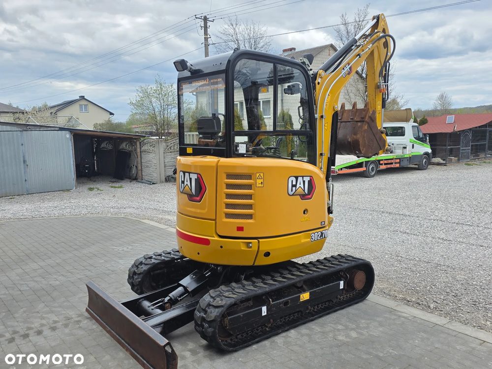 Caterpillar CAT 302.7 D CR mini koparka szybkozłącze 3 łyżki piękna serwisowana 1 wł JCB sprowadzona - 26