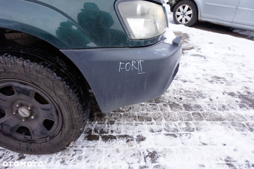 MASKA ZDERZAK BŁOTNIKI LAMPY FORESTER II SG 2J4  SUBARU 2002-2006 ZIELONY PRZÓD KOMPLETNY - 22