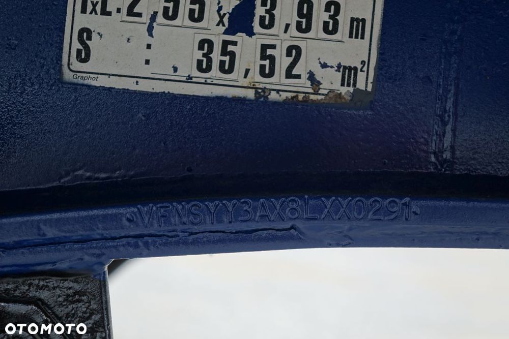 Trailor PLATFORMA / BURTOWA / OSIE SMB / PODŁOGA WZMACNIANA - SZYNA-DESKA - 32
