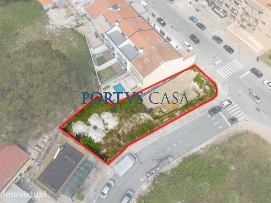 Terreno de Gaveto || Projeto para Moradia Unifamiliar || Custóias - Grande imagem: 2/13