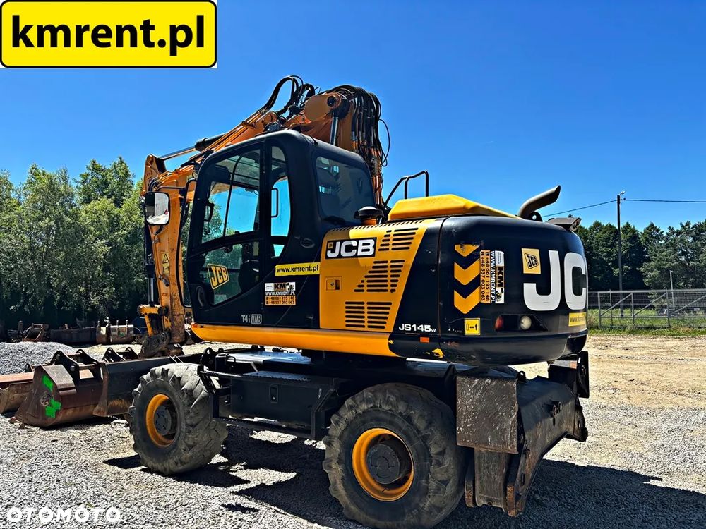 JCB JS 145 WTT4 I KOPARKA KOŁOWA 2016R. | S 130 160 313 315 CAT KOMATSU PW 140 - 19