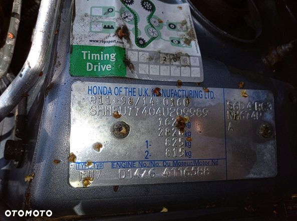 HONDA CIVIC 7 VII EU7 1.4 iS D14Z6 RURA WYDECH TŁUMIK KOŃCOWY ŚRODKOWY KPL - 16