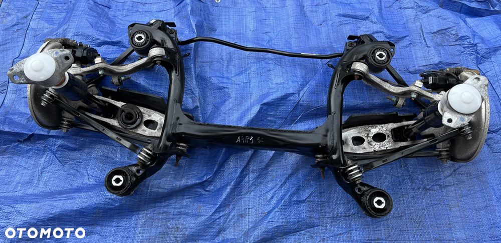 BELKA TYLNA WÓZEK AUDI A4 B9 A5  8W ZAWIESZENIE  KOMPLET 8W0505235AP KOMPLETNE ZAWIESZENIE TYŁ A4 B9 SANKI - 2