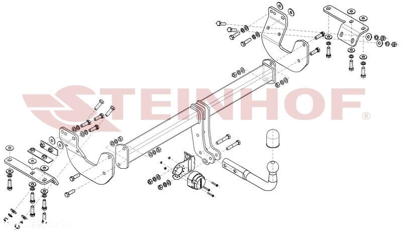 Hak Holowniczy + MODUŁ 7PIN do Nissan X-Trail T32 od 2014 - 2