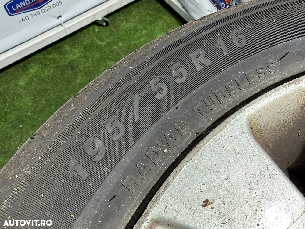 JANTE KIA R16 / 4x100 / RIO 2 / 6JX16 OFFSET 48 / 195/55 R16 /  + CAUCIUCURI (X4) - 7