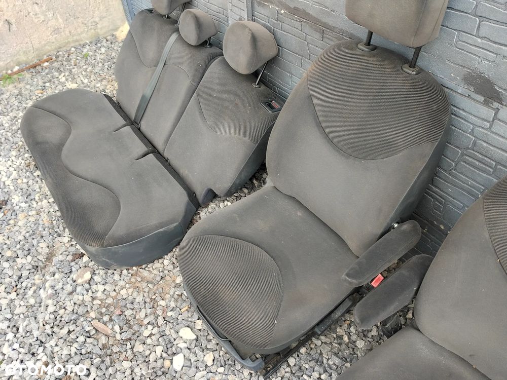 FOTELE CITROEN C3 PRZÓD TYŁ WELUR 02-09 - 4