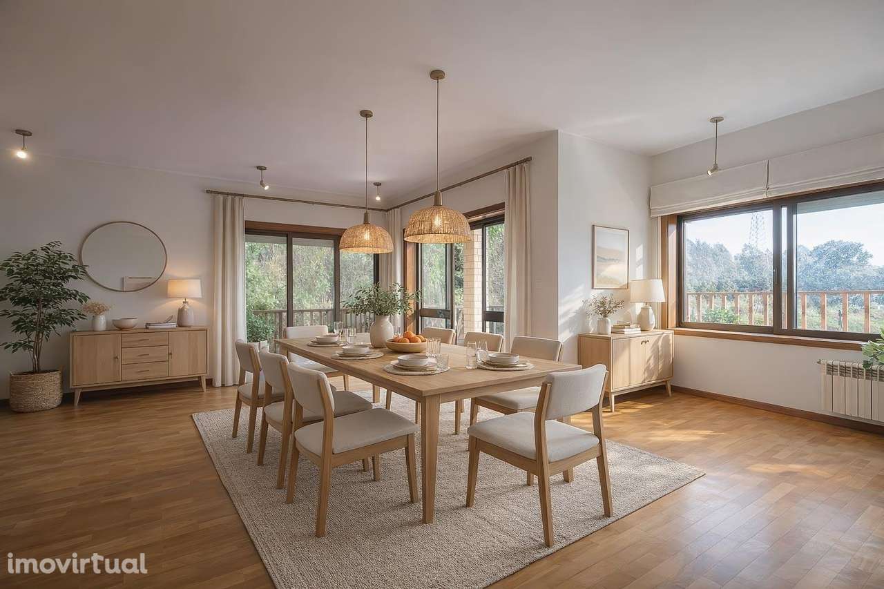 Magnífico T4 Vista Rio Douro Varanda, Garagem 2 Carros e Terraço... - Grande imagem: 2/60