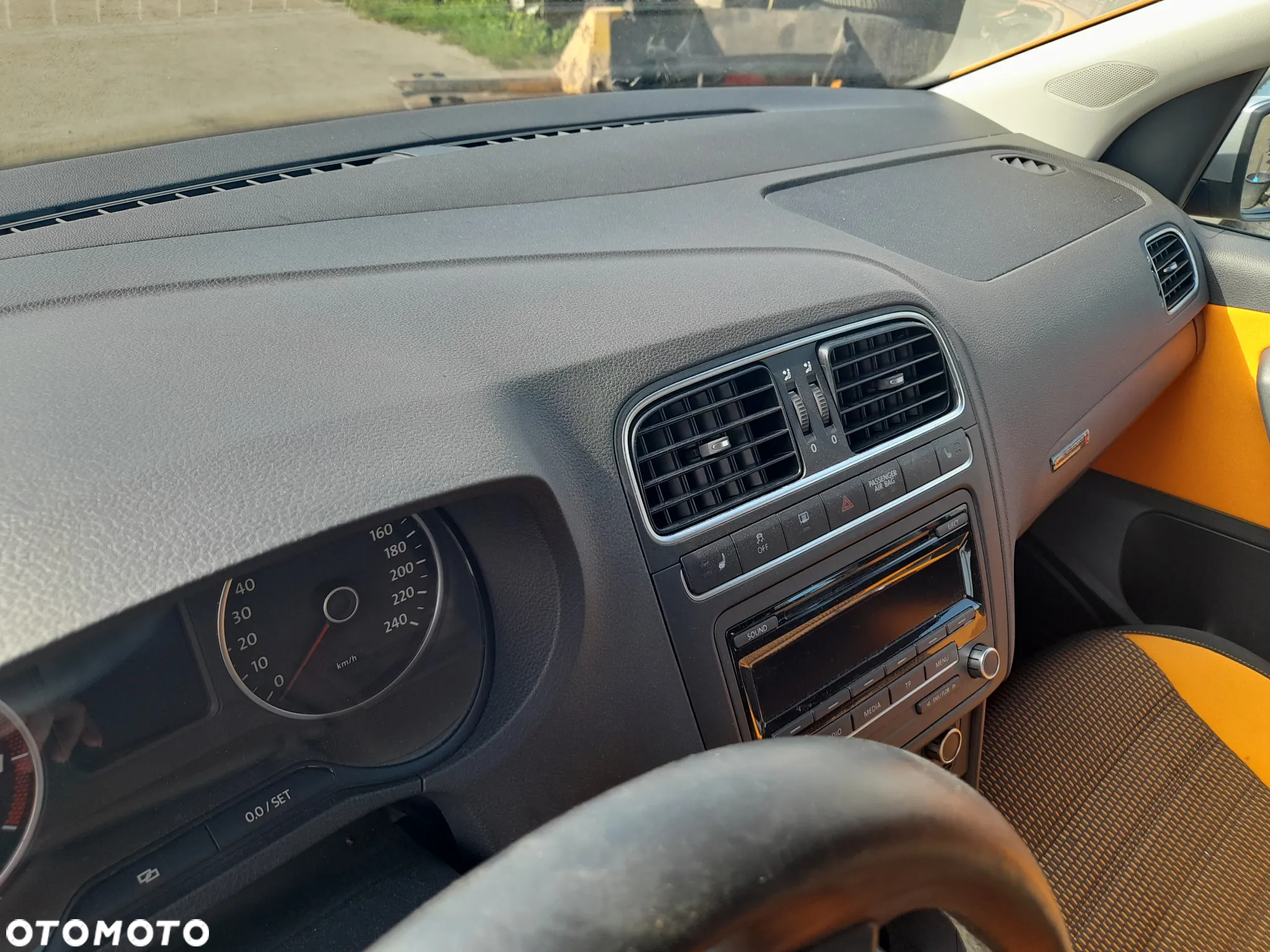 VW POLO V 6R PULPIT DESKA ROZDZIELCZA KONSOLA AIRBAG PASAŻERA - 5