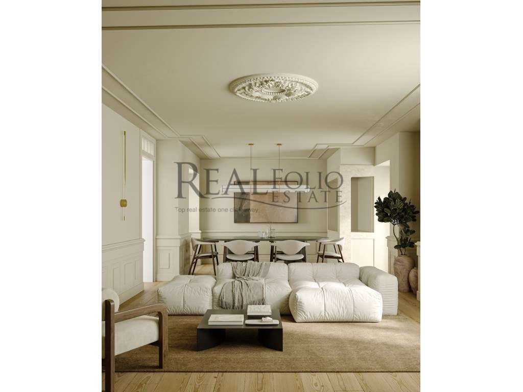 Apartamento T2 com varanda no coração de Lisboa - Grande imagem: 3/12