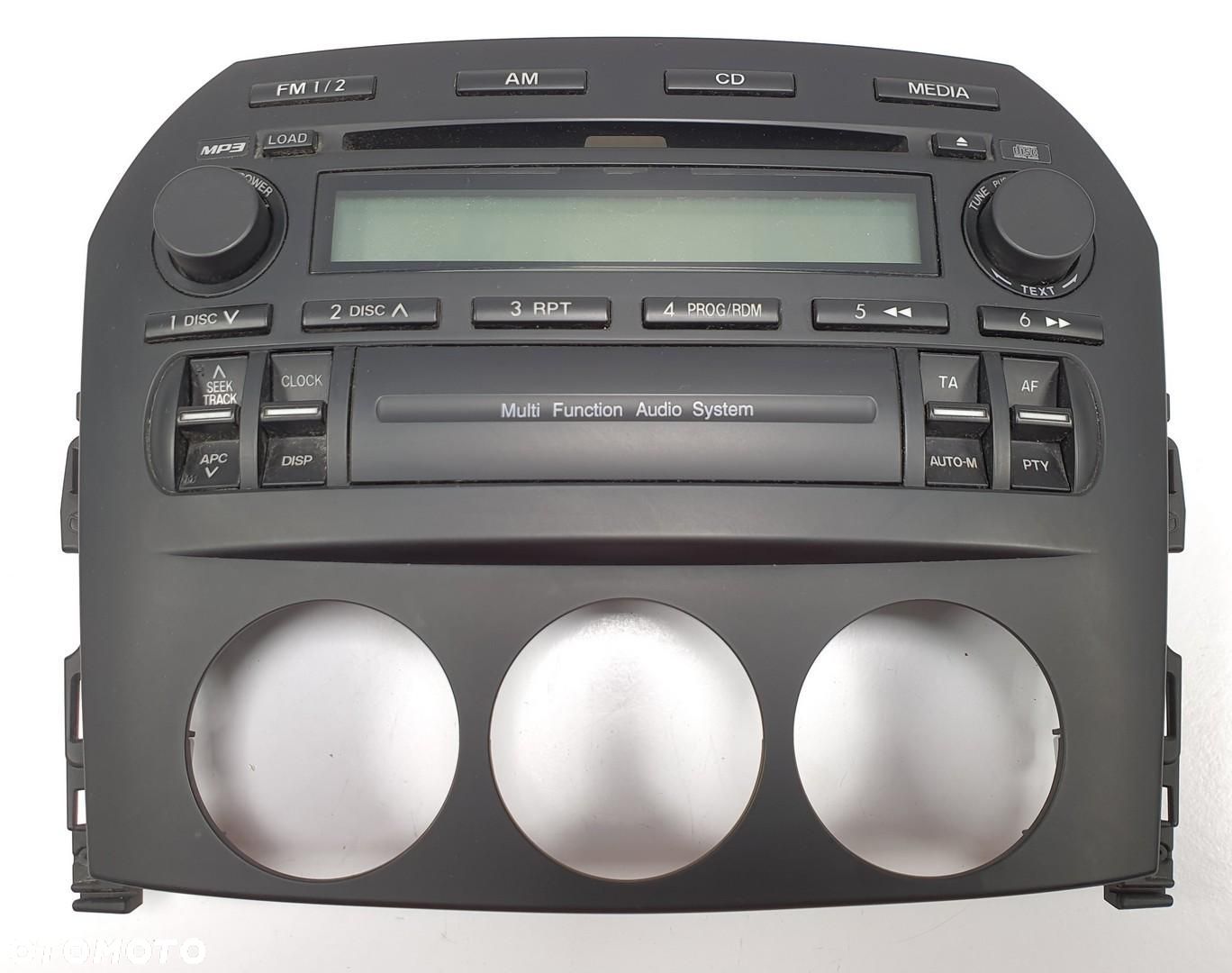 RADIO CD WYŚWIETLACZ PANEL KONSOLI MAZDA MX-5 III NC - 1