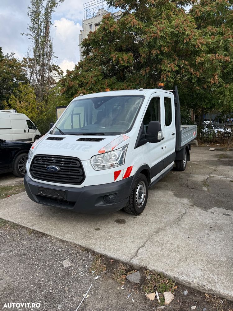 Ford Transit Tranzit Dokka Camioneta 7 locuri bena carosata 2017 impecabila fără probleme fără rugina Istoric Service complet Carvertical scos anvelope noi Navi AC - 30