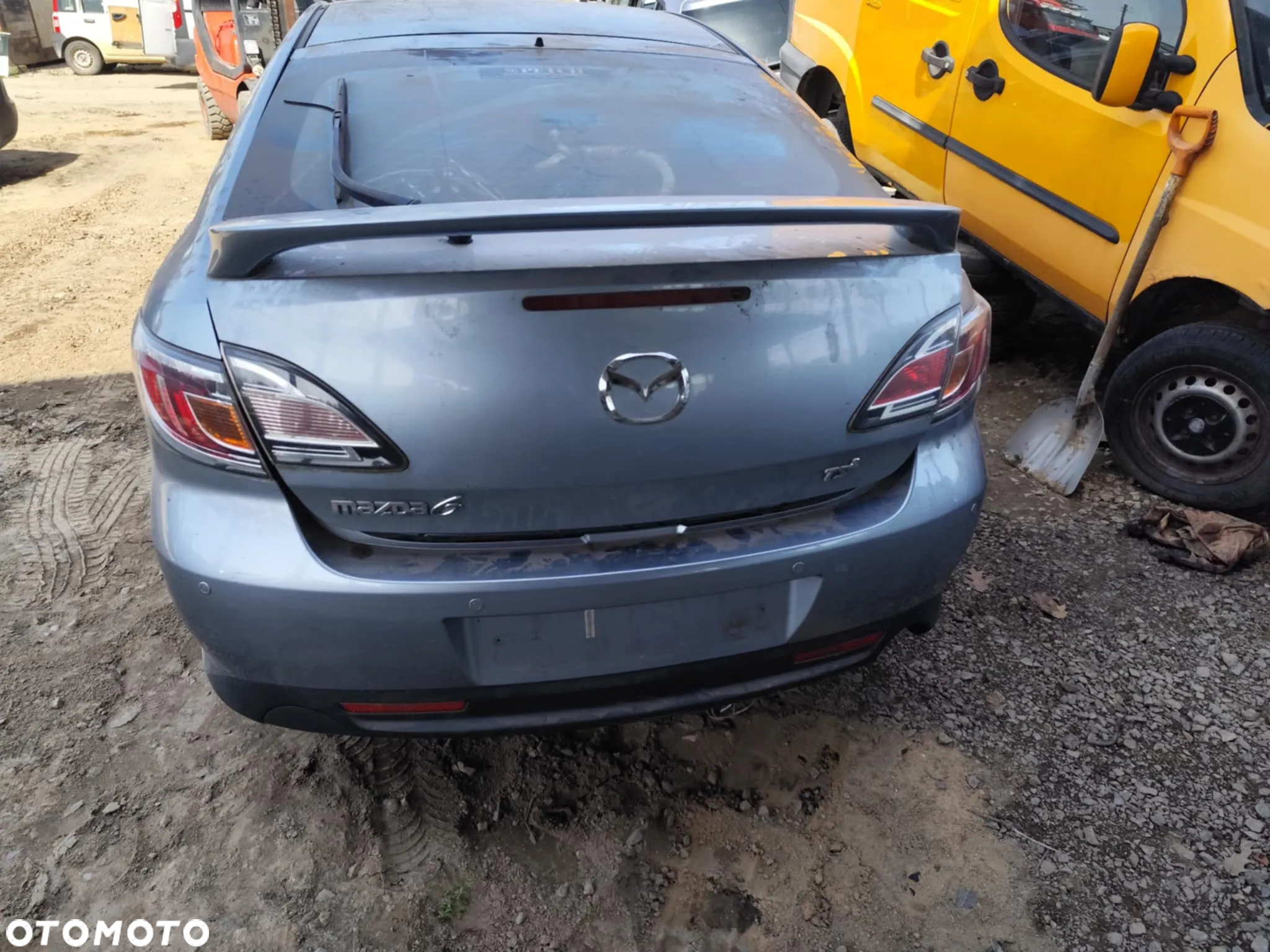 mazda 6 II GH maska zderzak lampa grill błotnik drzwi zbiornik paliwa szyba lusterko klamka klapa - 4