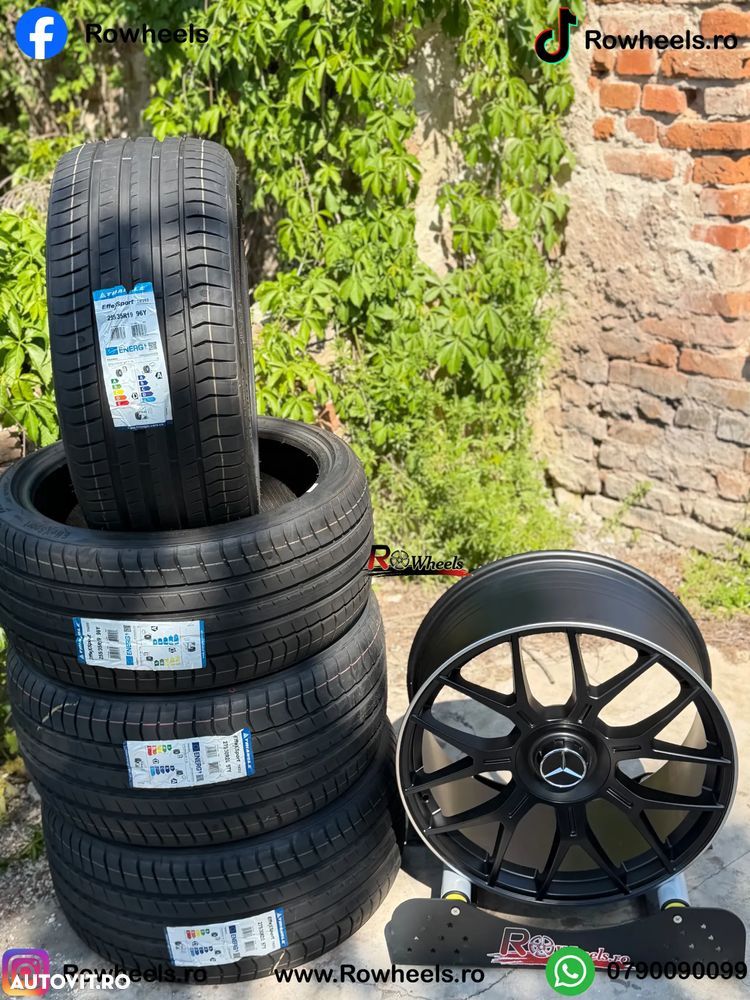 Jante MERCEDES20 R20 Model AMG Model anvelope vara/iarna 245-40-20-275-35-20 Roti Mercedes complete jante mercedes 20 W212 W213 W214 W221 W222 W223 GLE GLC - 2