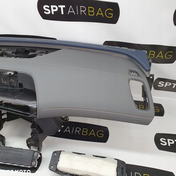MERCEDES EQC DESKA ROZDZIELCZA KONSOLA KOKPIT PULPIT PODUSZKI AIRBAG AIR BAG PASY KIT SET - 4