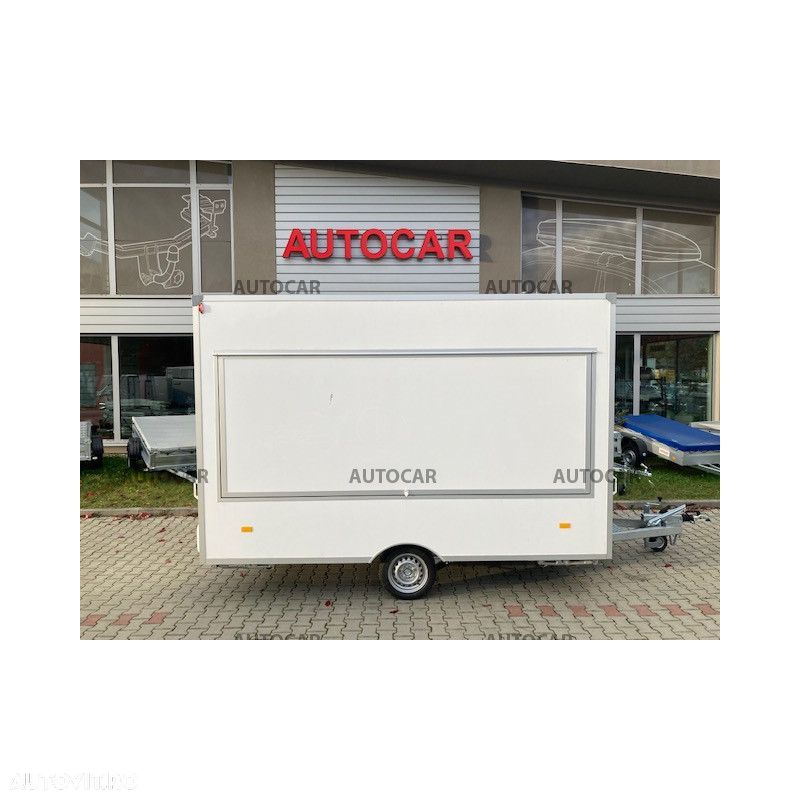 Autocar Remorca comerciala tip Fast-Food, cu sistem de franare, pe o singura axa  3600 x 2030 x 2300 - 2