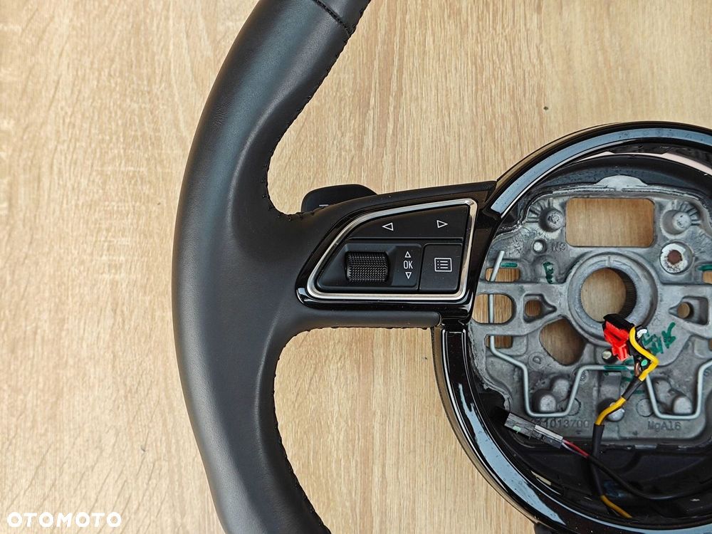 ORYGINALNA KIEROWNICA SKÓRA ŁOPATKI GRZANA AUDI A7 C7 LIFT 4G0419091T 34km - 6