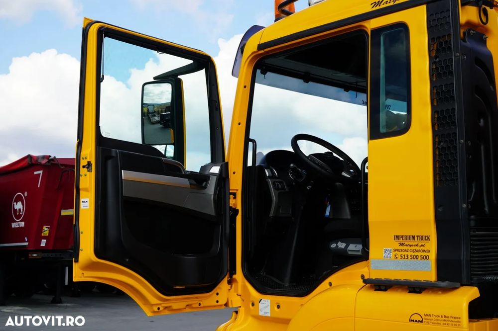 MAN TGS 33.440 / 6X4 / BASCULĂ 3 LATE / 2x REMORCĂ HIDRODOXICĂ / MEILLER KIPPER / MANUALĂ - 26