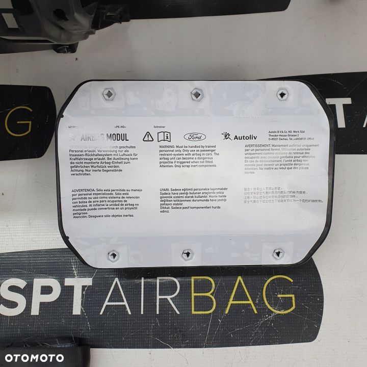 FORD C-MAX MK2 DESKA ROZDZIELCZA KONSOLA KOKPIT PULPIT PODUSZKI AIRBAG AIR BAG PASY KIT SET - 8