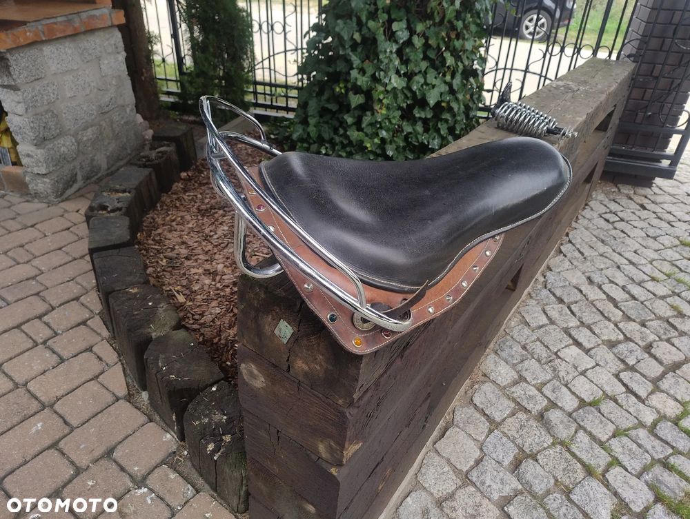 Siedzenie-siodło Harley Davidson  Panhead Knucklehead Shovelhead Style Buddy Seat - 4