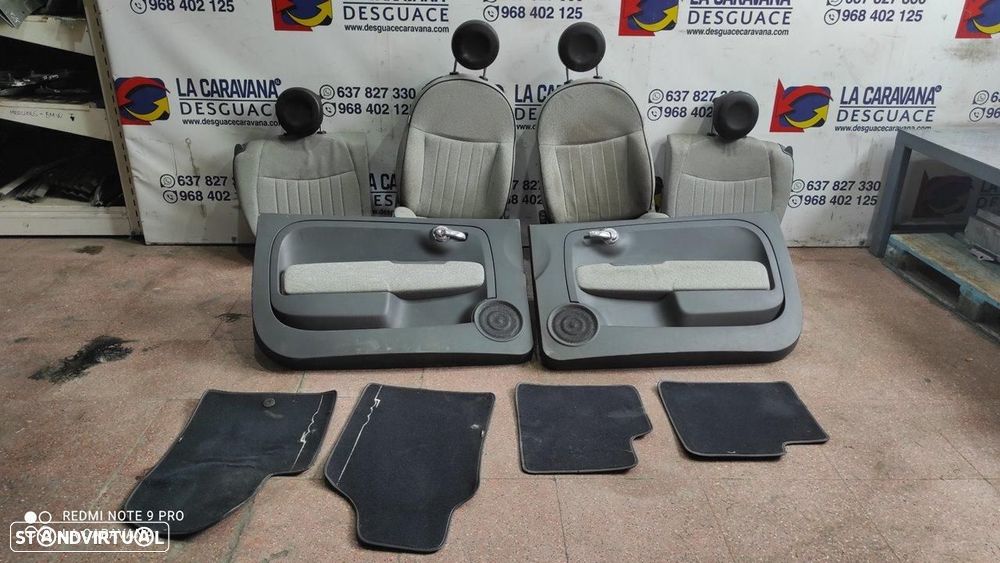 CONJUNTO COMPLETO DE BANCOS FIAT 500 150 CABRIO - 1