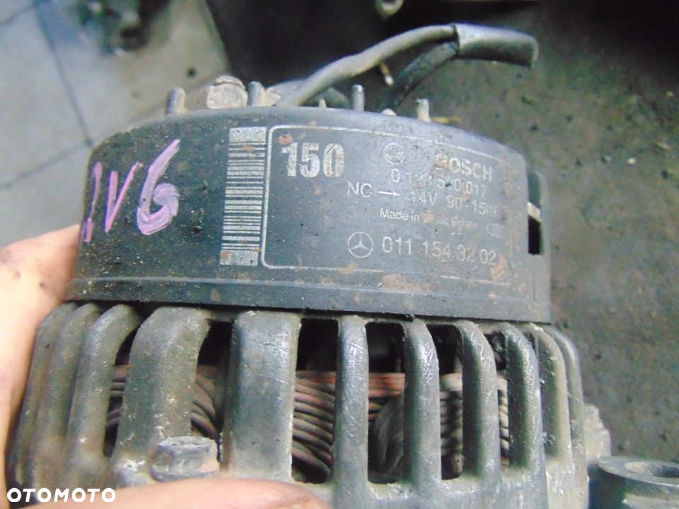 Alternator Mercedes w220 3,2 benzyna 150A - 3