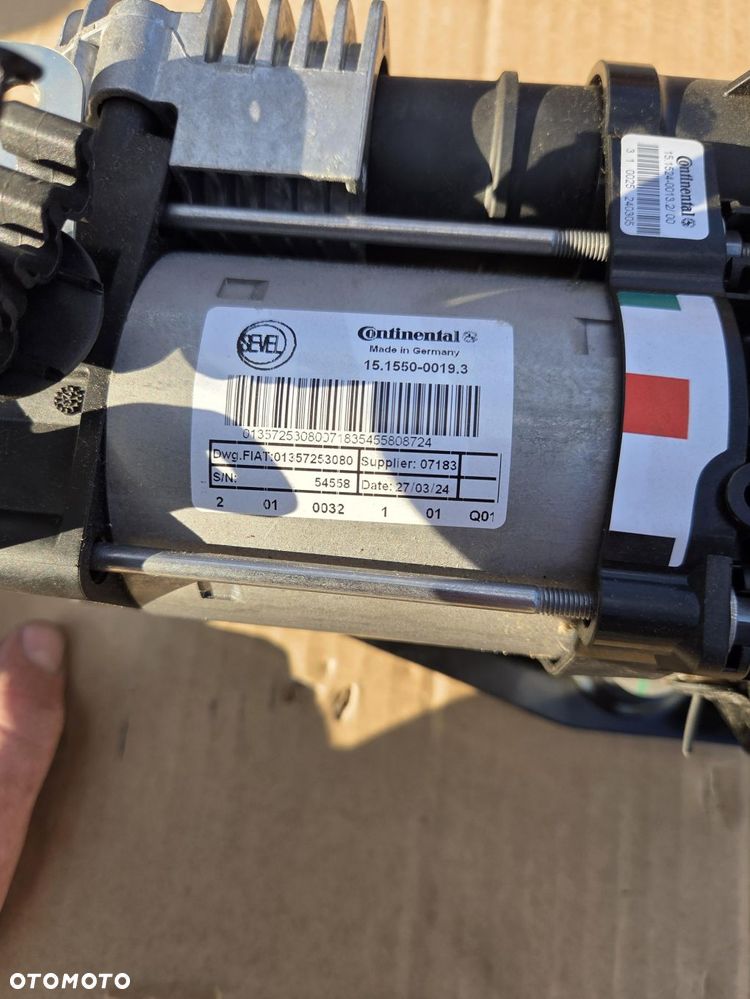 Sprężarka Kompresor Zawieszenia Powietrza Fiat Ducato III Citroën Jumper II Peugeot Boxer II 1638151480 1357253080 - 3