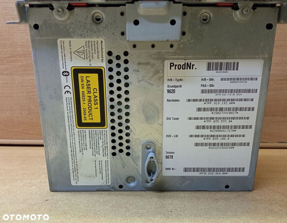 RADIO NAWIGACJA PORSCHE PANAMERA I 970 7PP919193AR - 6