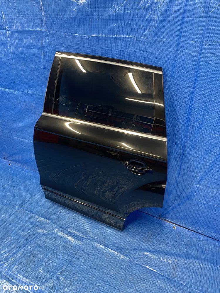 AUDI Q7 4L DRZWI LEWE LEWY TYŁ TYLNE LZ9Y CZARNE KOMPLETNE - 4