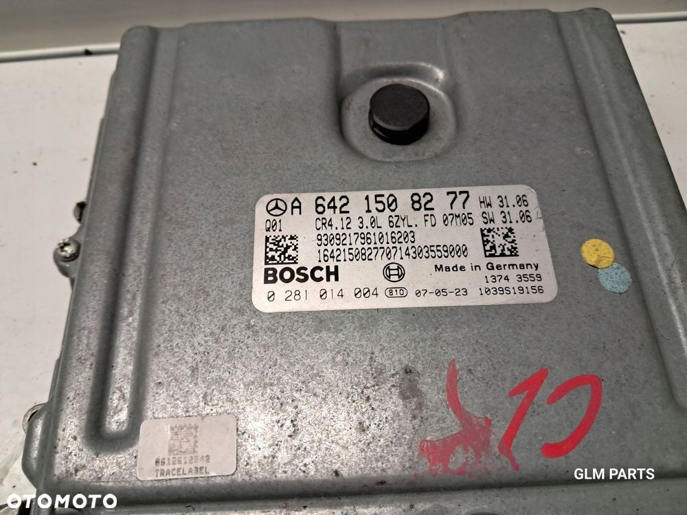 mercedes cls w219 3. cdi v6 sterownik moduł ecu komputer a6421508277 - 2