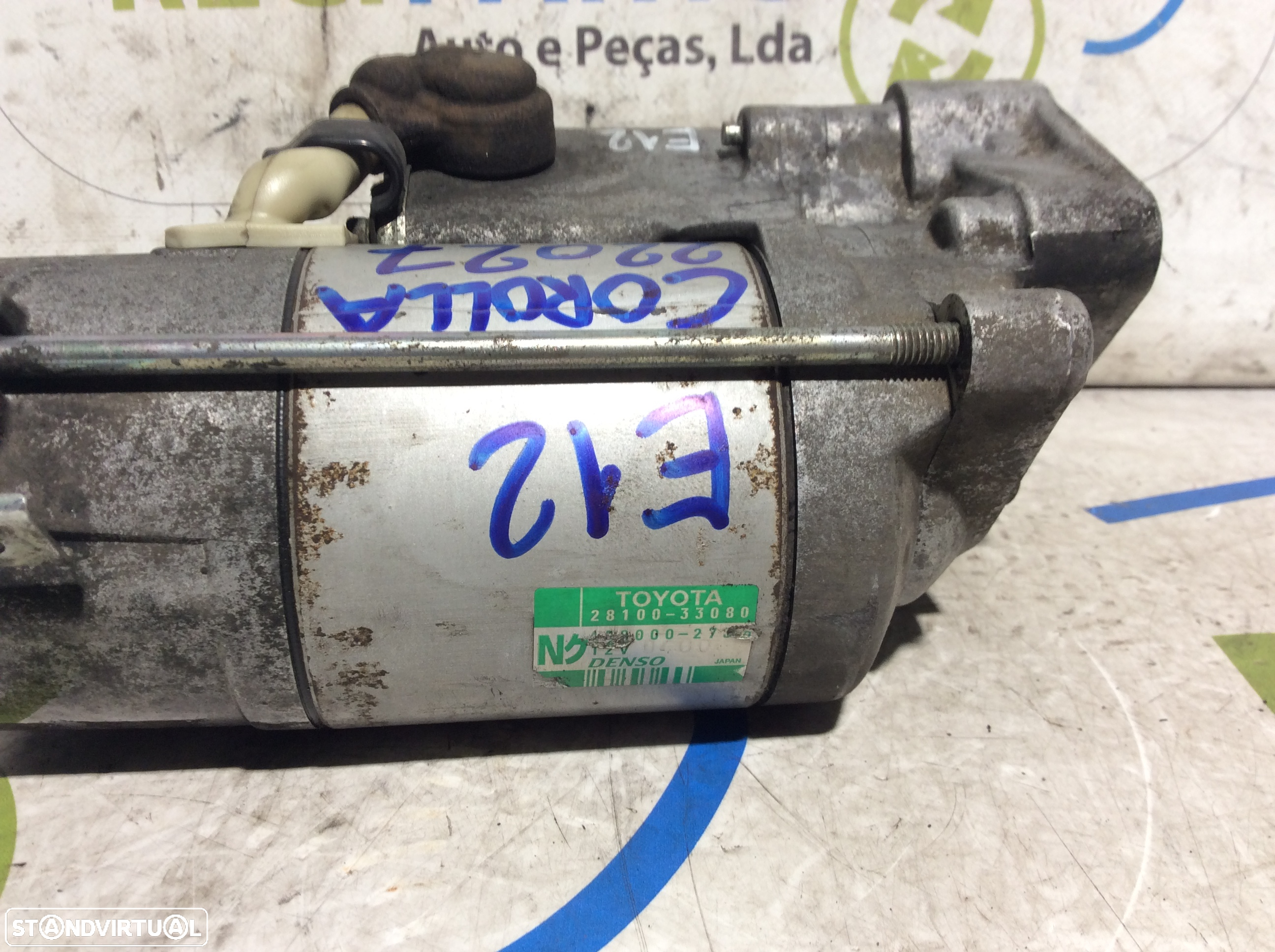 Motor de arranque Toyota Corolla E12 Ref. 2810033080 - 4