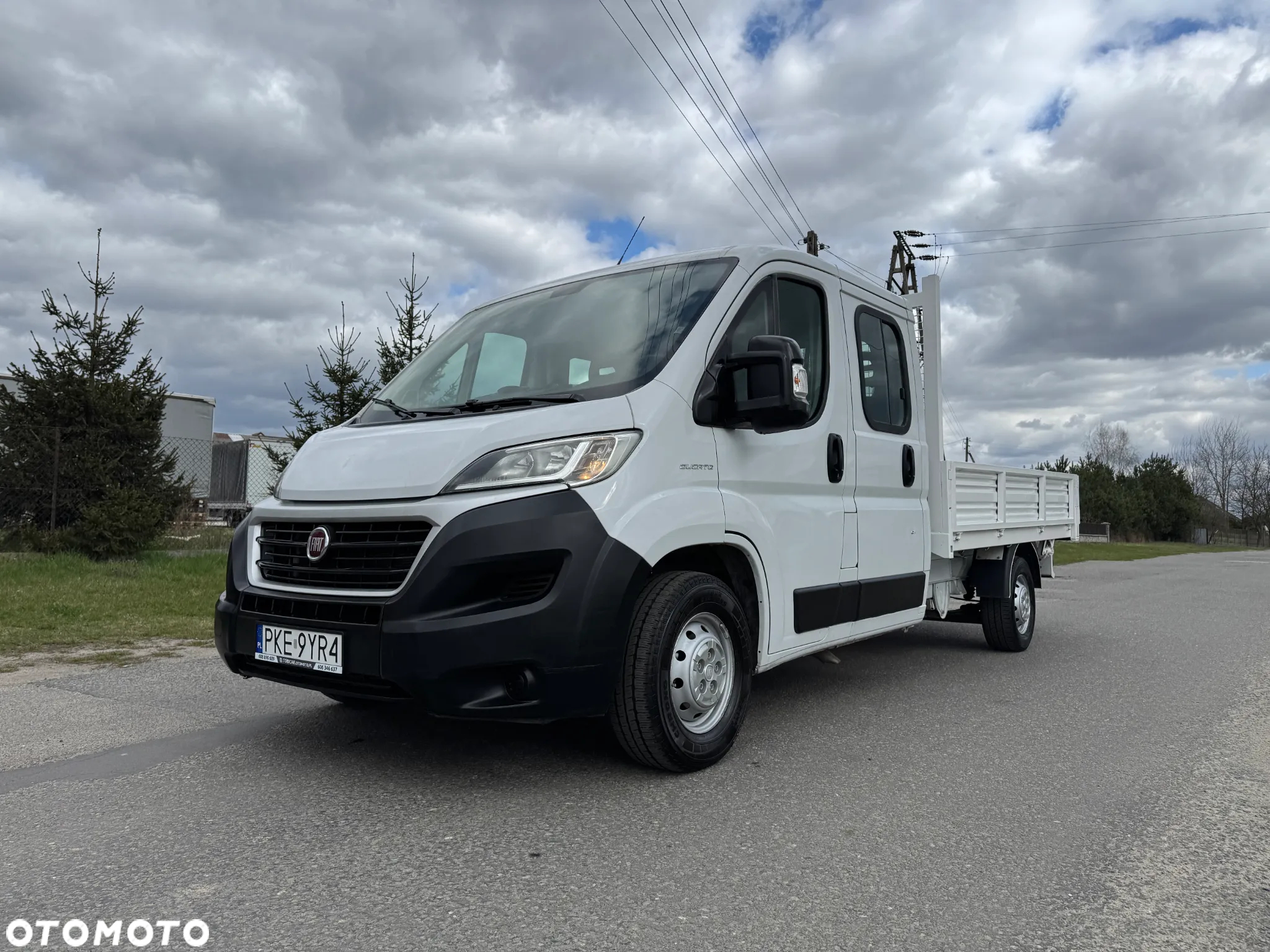 Fiat Ducato * 2.3 / 130KM * DOKA / Brygadówka * Skrzyniowy * - 2