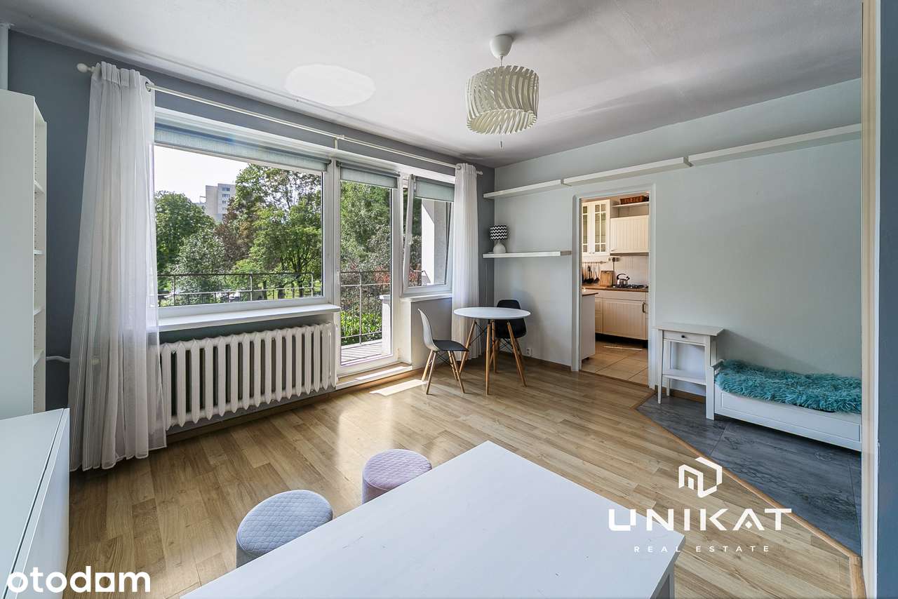 Kawalerka do zamieszkania | 30,9 m² | Duży balkon | M1 Ursynów