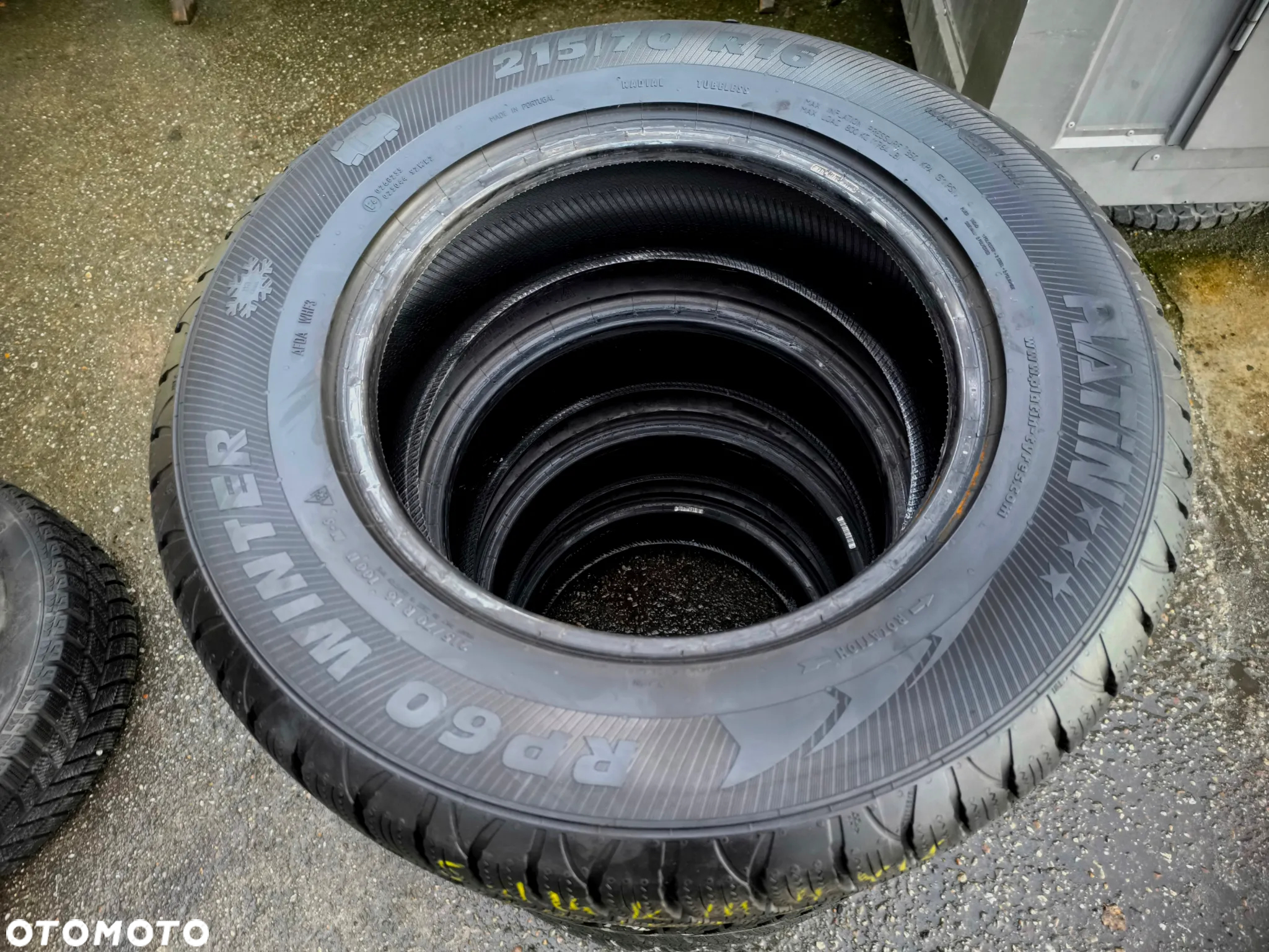 215/70R16 100H Opony zimowe zima PLATIN RP60 RP-60 WINTER 8,5mm J.NOWE Legnica ALU-RAD 215/70 22r. - 10