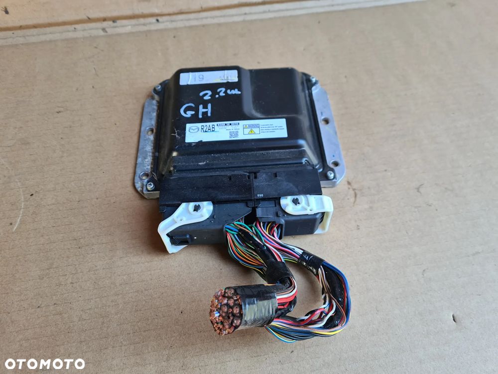 Mazda 6 GH komplet zestaw startowy 2.2 diesel R2AA komputer stacyjka bcm kluczyk - 5