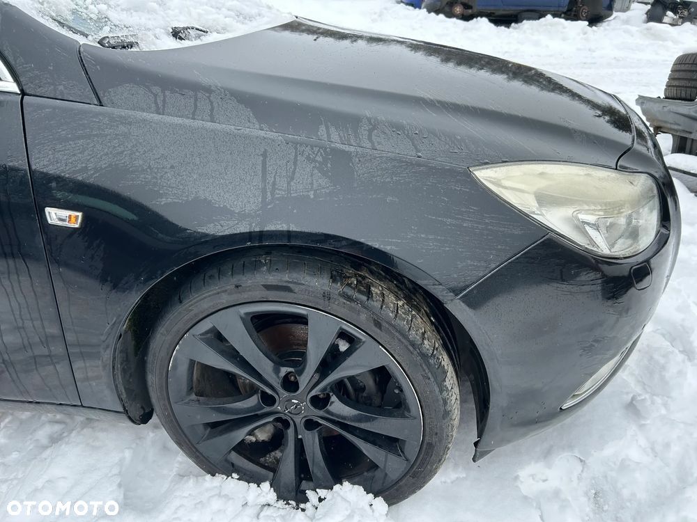 BŁOTNIK PRAWY LEWY PRZÓD OPEL INSIGNIA A SREBNY, CZARY - 9
