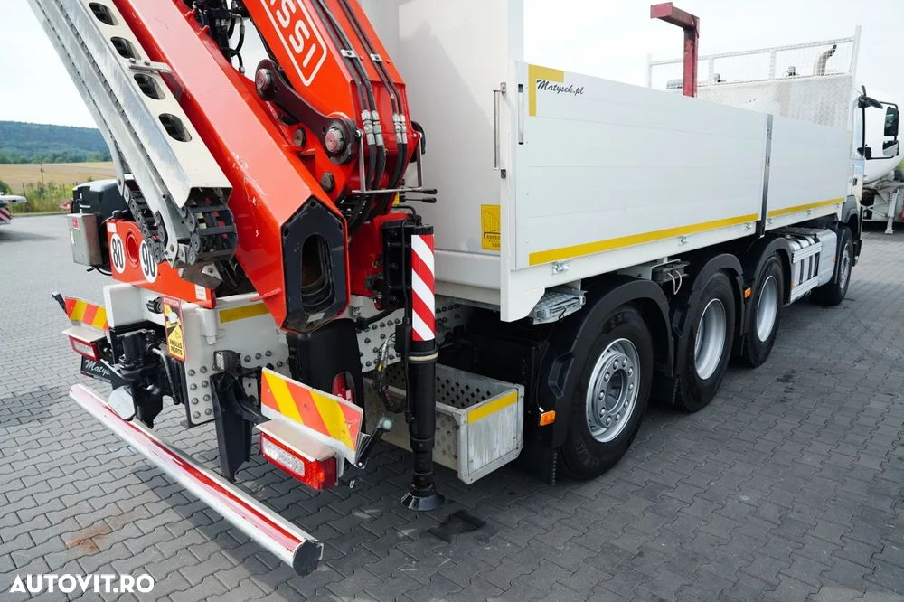 Volvo FMX 460 / 8x4 / LIVRARE - 6,1 M / HDS FASSI F 185 A.2.24 - 12,55 M / TRIDEM / MAX. CAPACITATE DE RIDICARE: 5.500 KG / TELECOMANDĂ / CAMERĂ / I-SHIFT / EURO 6 - 21