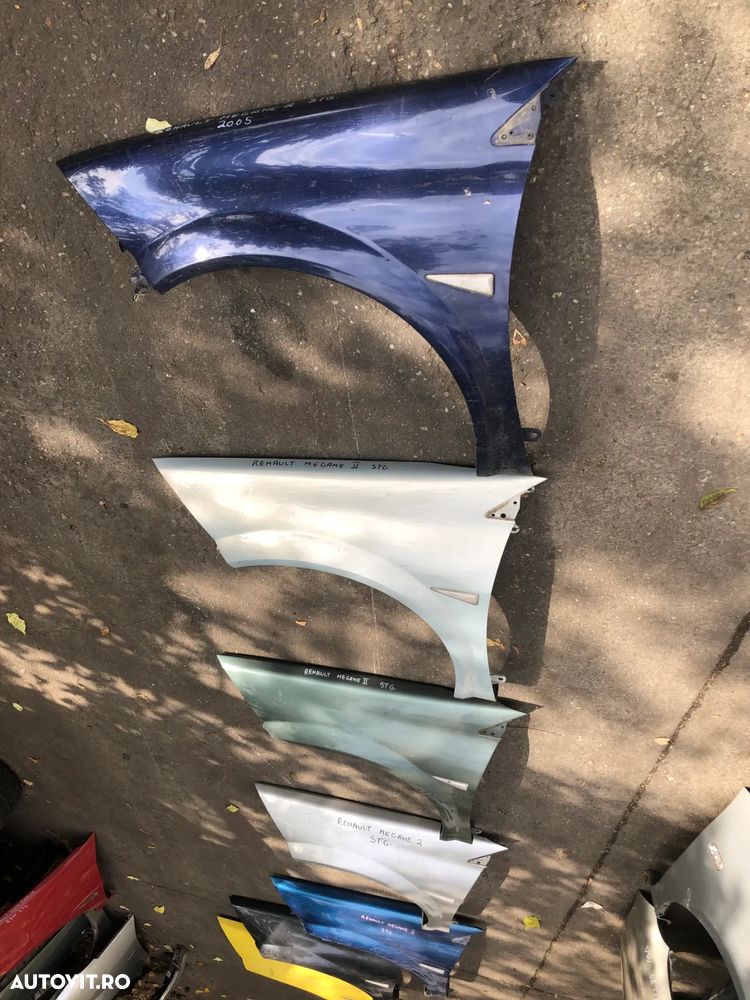 Aripa stanga fata Renault Megane II diverse culori - 2