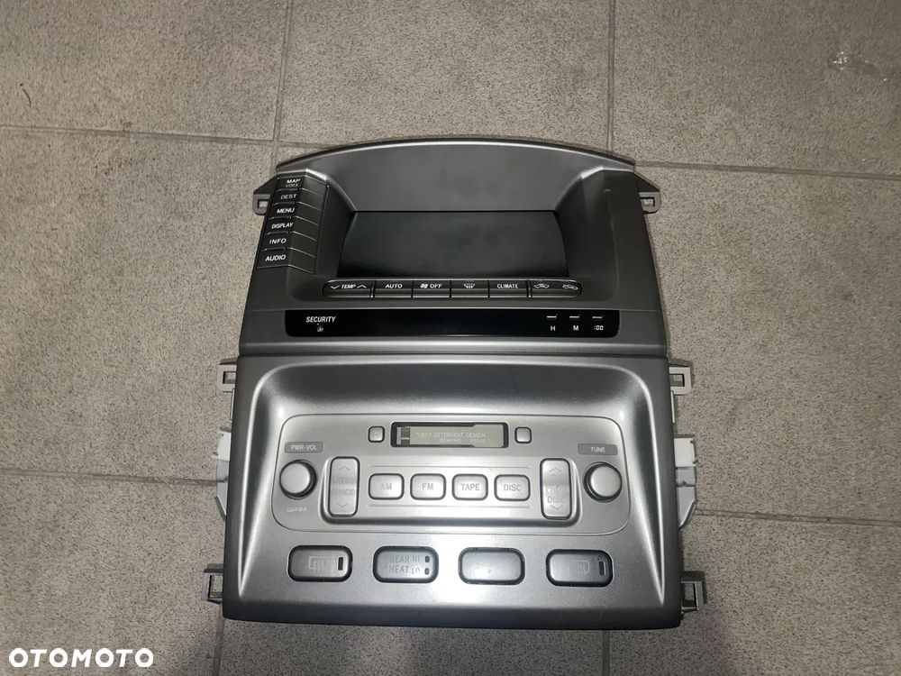 Wyświetlacz / Ekran radia Toyota Land Cruiser 100 LIFT 03-06 Radio Nawigacja - 2